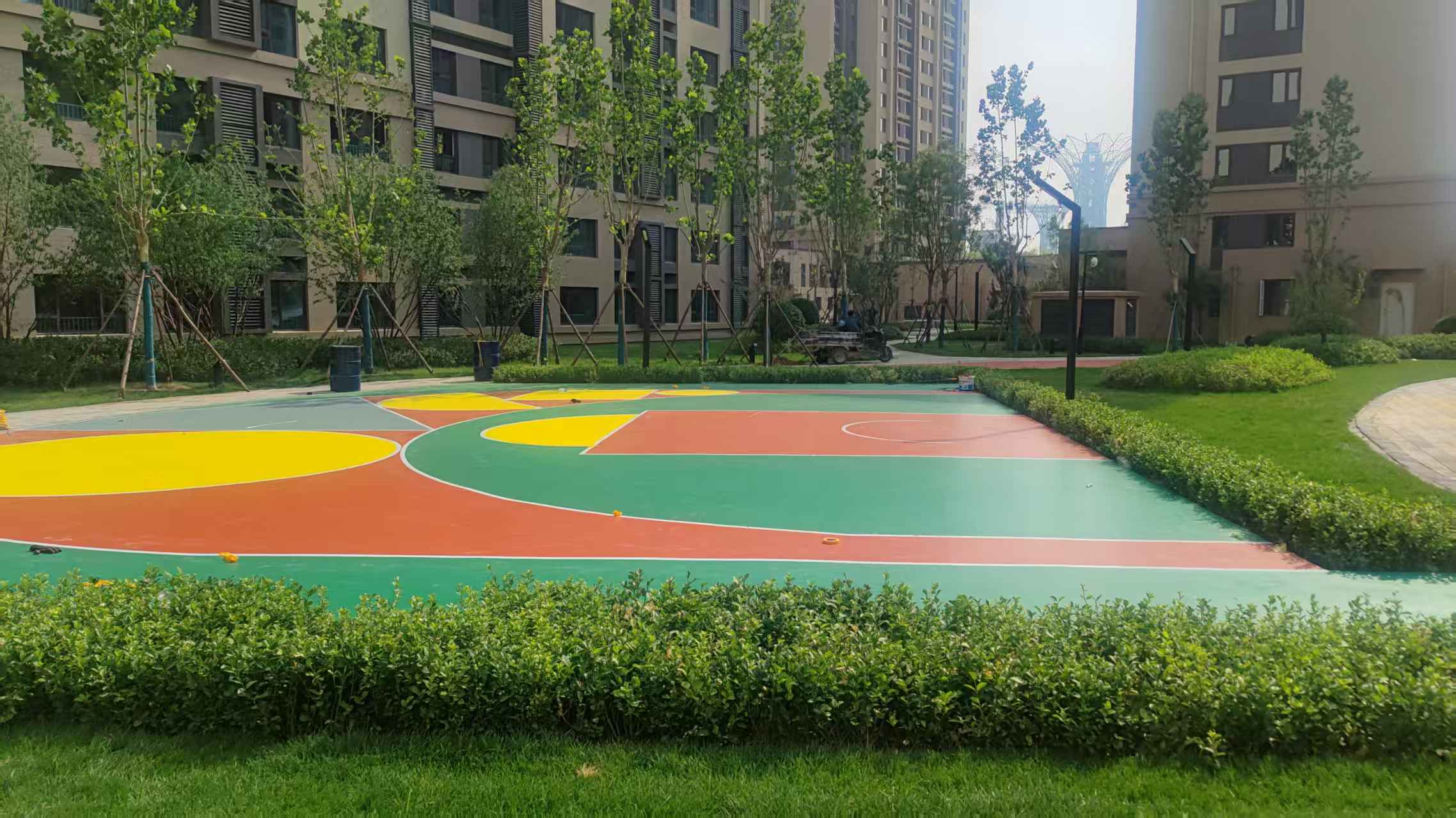 绵阳市自结纹塑胶跑道塑胶地面 - 厂家